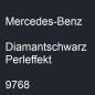 Preview: Mercedes-Benz, Diamantschwarz Perleffekt, 9768.